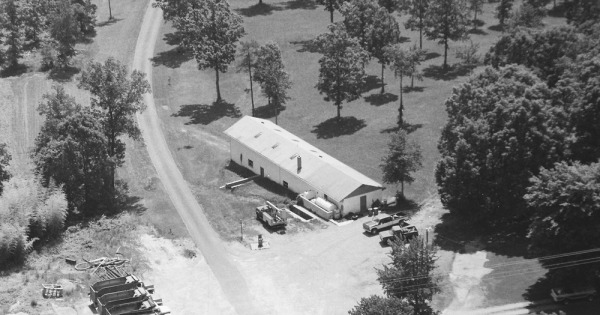 Vintage Aerial photo from 1996 in Charlotte County, VA