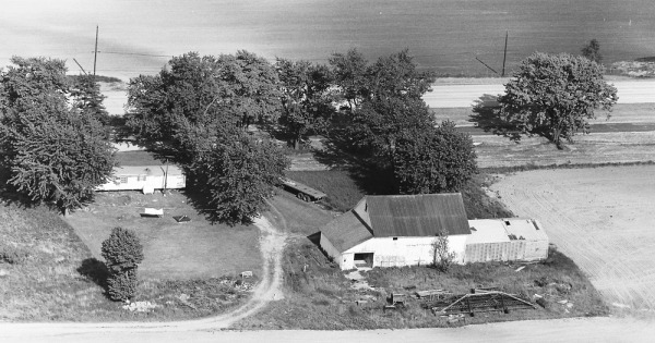 Vintage Aerial photo from 1972 in Delaware County, IN