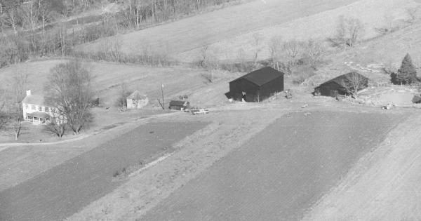 Vintage Aerial photo from 1980 in Madison County, KY