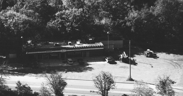 Vintage Aerial photo from 1988 in Livingston County, MI
