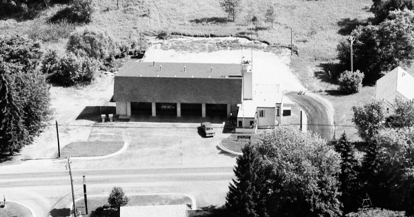 Vintage Aerial photo from 1983 in Livingston County, MI