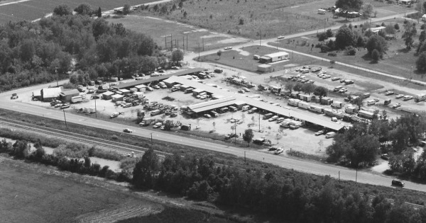 Vintage Aerial photo from 1983 in Hillsborough County, FL