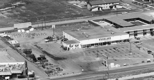 Vintage Aerial photo from 1984 in Buffalo County, NE