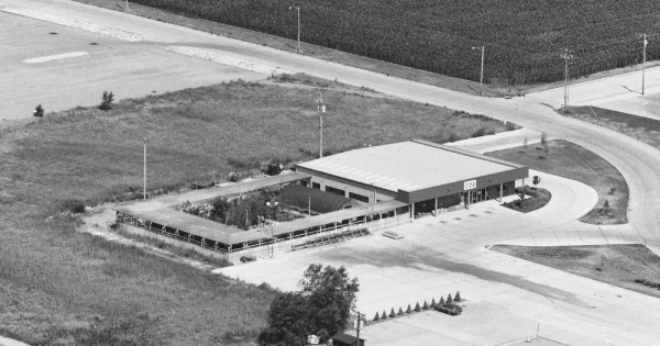 Vintage Aerial photo from 1984 in Buffalo County, NE