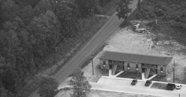 Vintage Aerial photo from 1986 in Sabine Parish, LA