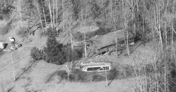 Vintage Aerial photo from 1995 in Habersham County, GA