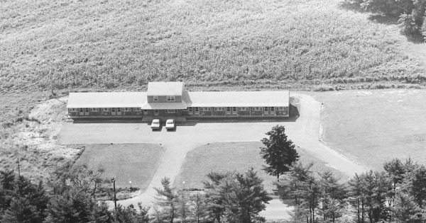 Vintage Aerial photo from 1969 in York County, ME