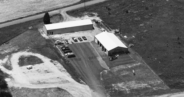 Vintage Aerial photo from 1984 in Anderson County, SC