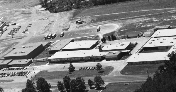 Vintage Aerial photo from 1990 in King William County, VA