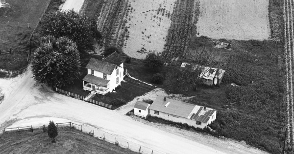 Vintage Aerial photo from 1963 in Cecil County, MD