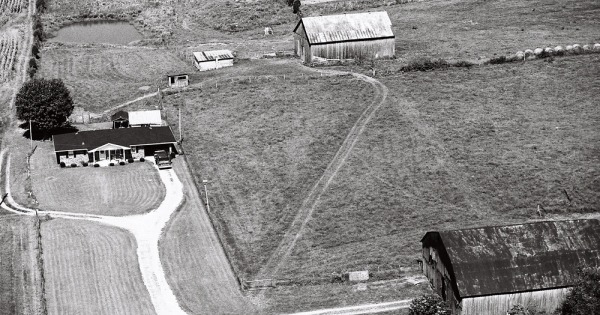 Vintage Aerial photo from 1981 in Lincoln County, KY