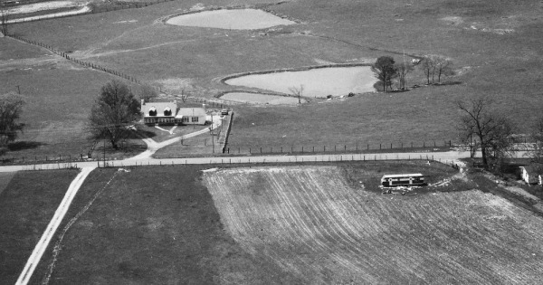 Vintage Aerial photo from 1985 in Oldham County, KY