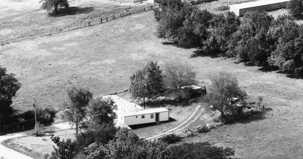 Vintage Aerial photo from 1983 in Cass County, MO