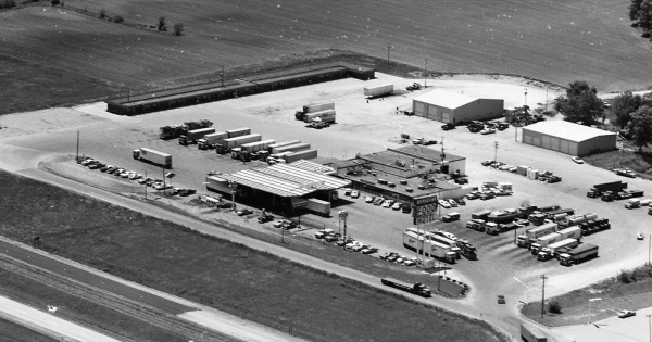 Vintage Aerial photo from 1976 in Callaway County, MO