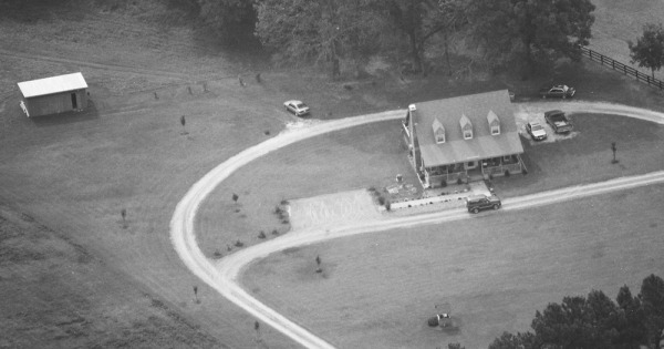 Vintage Aerial photo from 1989 in Wake County, NC