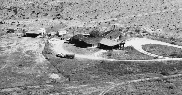 Vintage Aerial photo from 1989 in Eddy County, NM