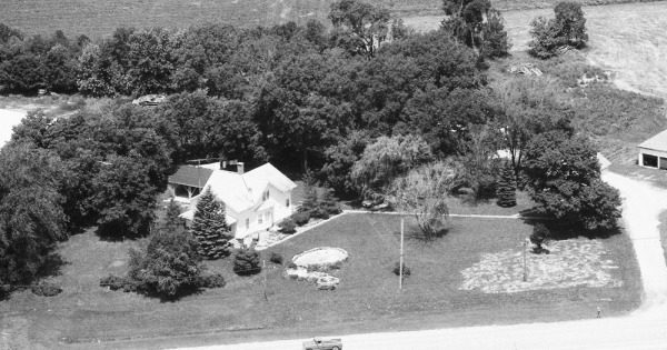 Vintage Aerial photo from 1989 in Grundy County, IL