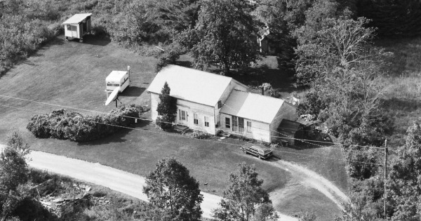 Vintage Aerial photo from 1988 in Bennington County, VT