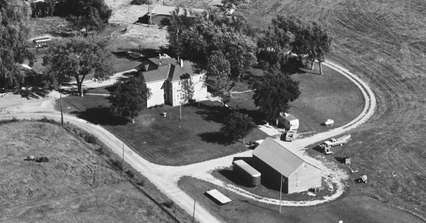 Vintage Aerial photo from 1981 in Nemaha County, KS