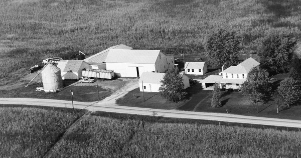 Vintage Aerial photo from 1984 in Fairfield County, OH
