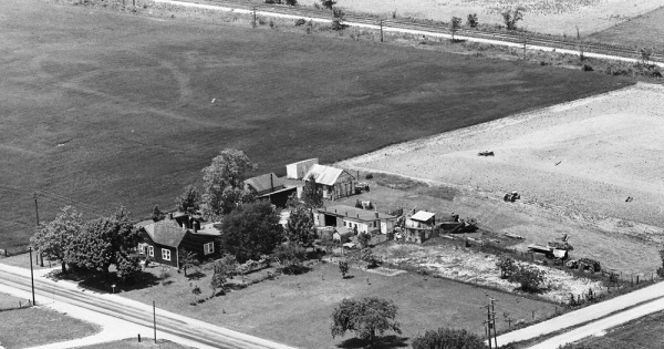 Vintage Aerial photo from 1964 in Madison County, OH