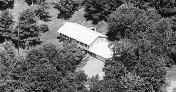 Vintage Aerial photo from 1986 in Rensselaer County, NY