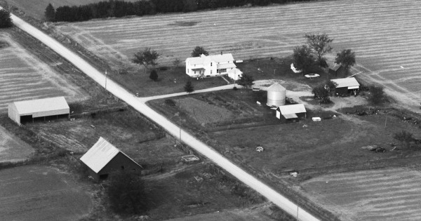 Vintage Aerial photo from 1981 in Livingston County, MO