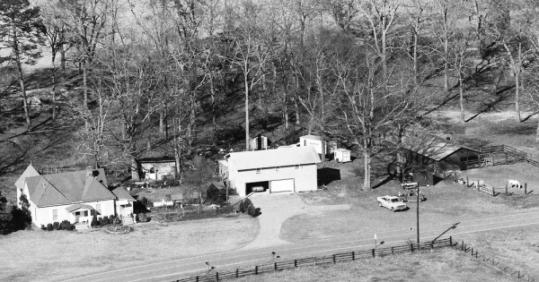 Vintage Aerial photo from 1991 in Henry County, GA