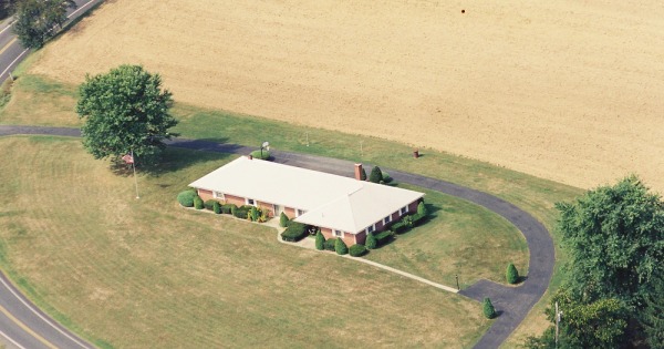 Vintage Aerial photo from 2002 in Mifflin County, PA