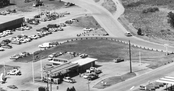 Vintage Aerial photo from 1984 in Buffalo County, NE