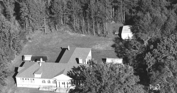 Vintage Aerial photo from 2001 in Newberry County, SC
