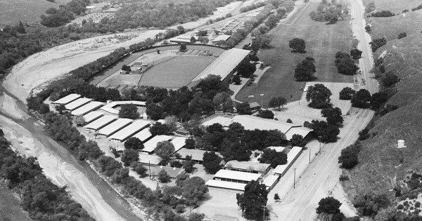 Vintage Aerial photo from 1969 in Shasta County, CA