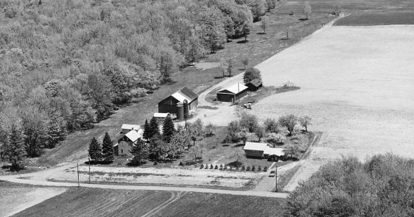 Vintage Aerial photo from 1979 in Somerset County, PA
