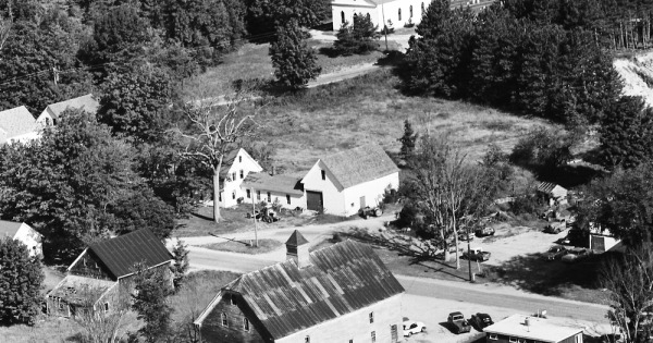 Vintage Aerial photo from 1967 in York County, ME