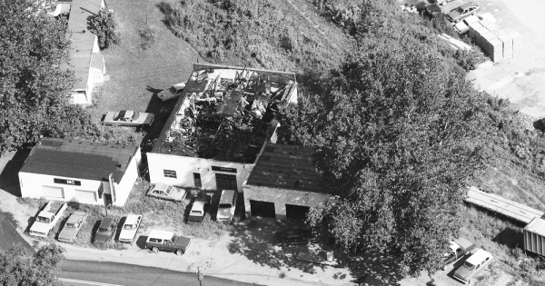 Vintage Aerial photo from 1990 in Braxton County, WV