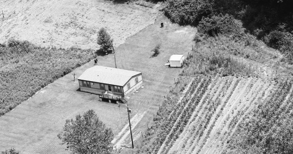 Vintage Aerial photo from 1983 in Boone County, WV