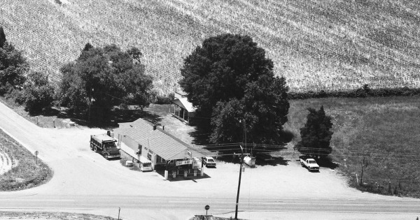 Vintage Aerial photo from 1990 in King William County, VA