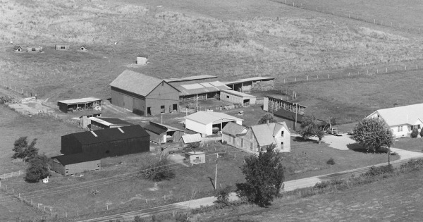 Vintage Aerial photo from 1978 in Fairfield County, OH