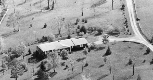 Vintage Aerial photo from 1982 in Clark County, OH