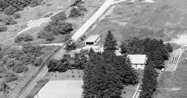 Vintage Aerial photo from 1968 in Morrow County, OH