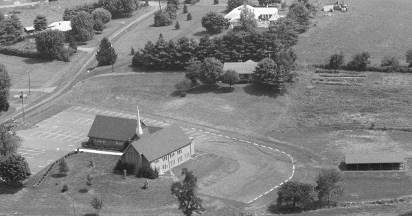 Vintage Aerial photo from 1982 in Rockingham County, VA