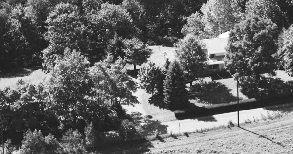 Vintage Aerial photo from 1987 in Butler County, PA