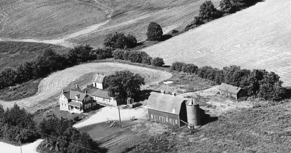 Vintage Aerial photo from 1967 in Scott County, MN