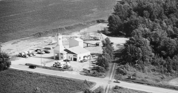 Vintage Aerial photo from 1980 in Bay County, MI