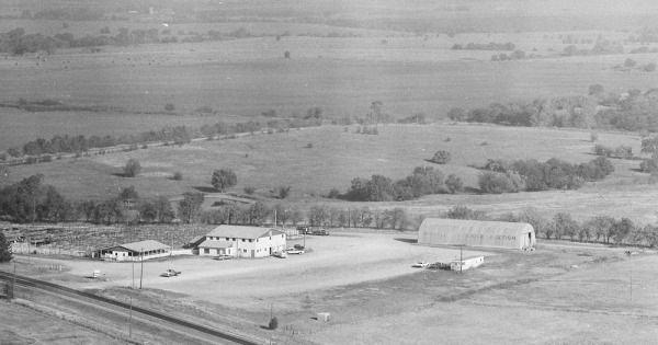Vintage Aerial photo from 1978 in Cowley County, KS
