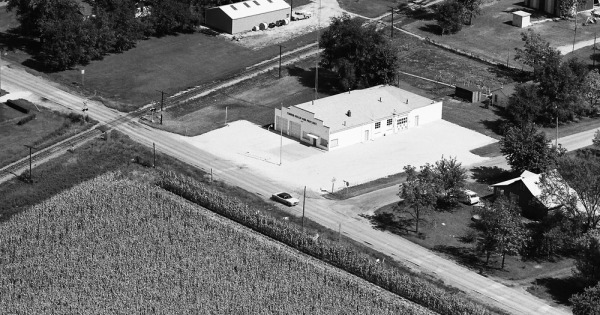 Vintage Aerial photo from 1973 in Peoria County, IL