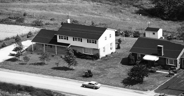 Vintage Aerial photo from 1974 in York County, PA