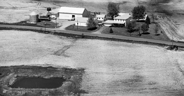 Vintage Aerial photo from 1981 in Fairfield County, OH