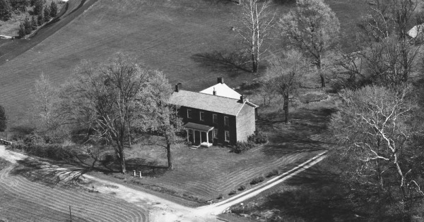 Vintage Aerial photo from 1983 in Hocking County, OH