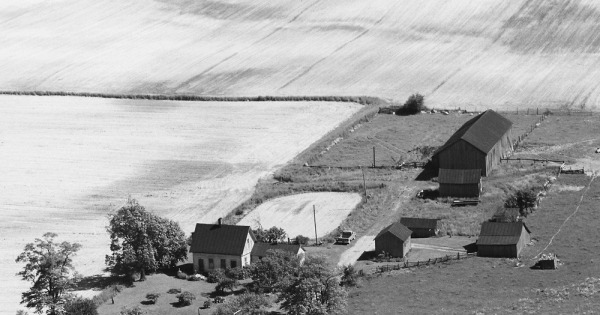Vintage Aerial photo from 1968 in Morrow County, OH